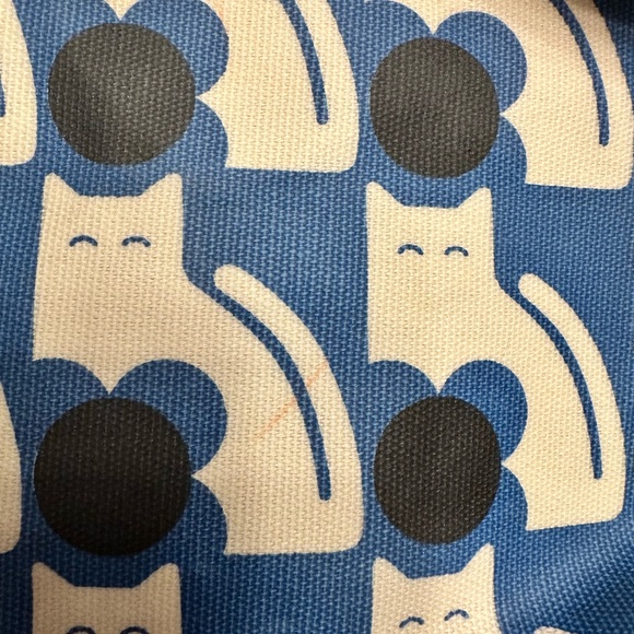 Oral Kiely Cat Oilcloth Purse - Picture 12 of 12